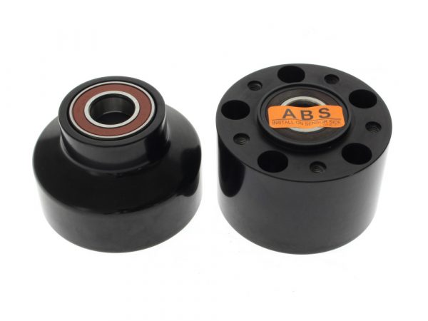 Front Wheel Hub - Black. Fits Dyna Wide Glide & FLD 2012-2016 Models with ABS.
