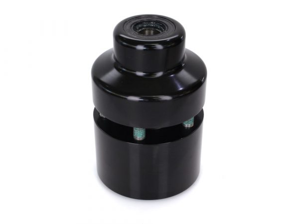 Front Wheel Hub - Black. Fits Softail 1984-1999, Dyna Wide Glide 1993-1999 & FXWG 1984-1986 Models with Single Disc Rotor.