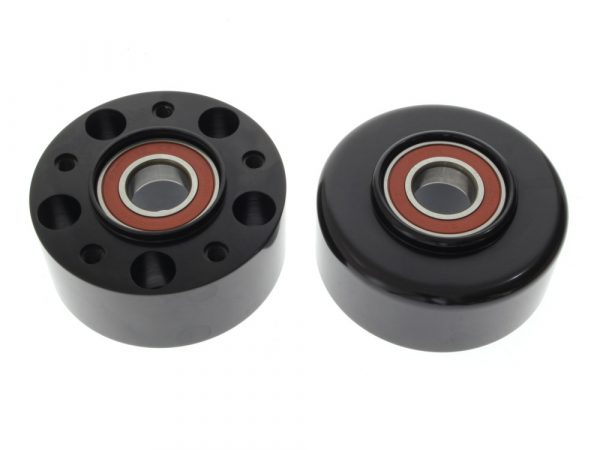 Front Wheel Hub - Black. Fits Sportster 2008-2013 with Single Disc Rotor.