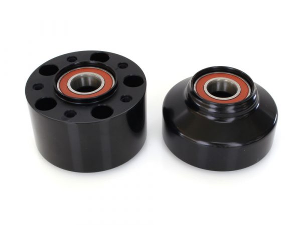 Front Wheel Hub - Black. Fits Sportster XL1200X, XL1200C & XL883L 2010-2013 Models with Single Disc Rotor.
