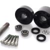 Front Wheel Hub - Black. Fits FLSTF 1990-1999 with Single Disc Rotor. - Image 3