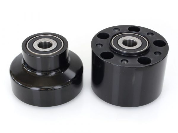 Front Whhel Hub - Black. Fits FXST 2000-2006 & Dyna Wide Glide 2000-2005 Models with Single Disc Rotor.