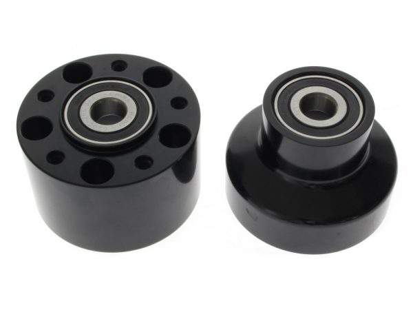 Front Wheel Hub - Black. Fits FXSTS Springer Softail 2000-2006 with Single Disc Rotor.
