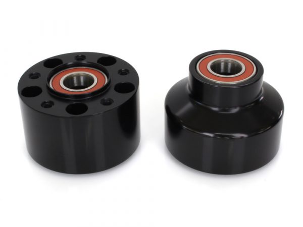 Front Wheel Hub - Black. Fits Heritage Softail Classic & Softail Deluxe 2007-2010.