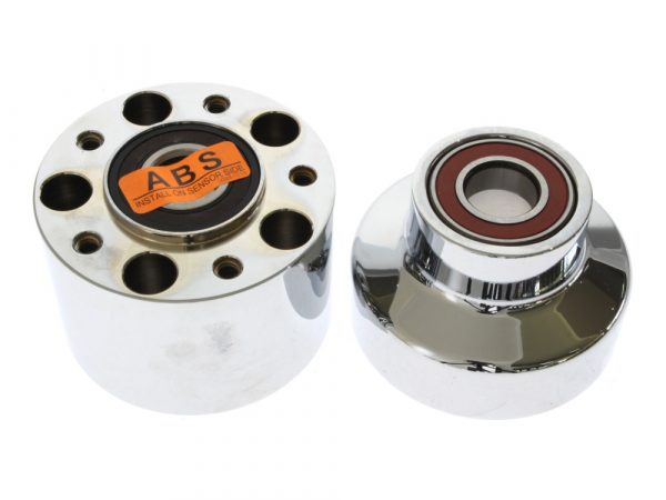 Front Wheel Hub - Chrome. Fits FXST 2011-2015 with ABS.