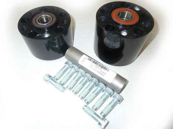 Rear Wheel Hub - Black. Fits Touring 2008 with ABS.