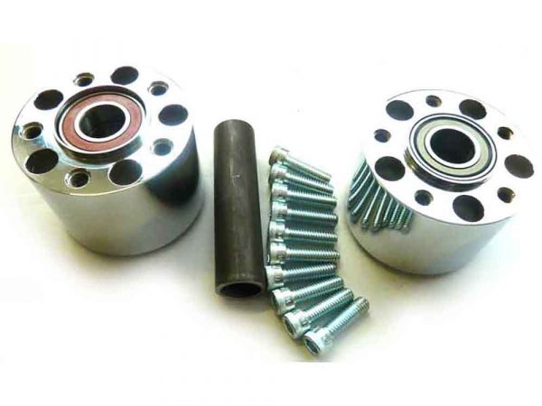 Rear Wheel Hub - Chrome. Fits Touring 2008 with ABS.