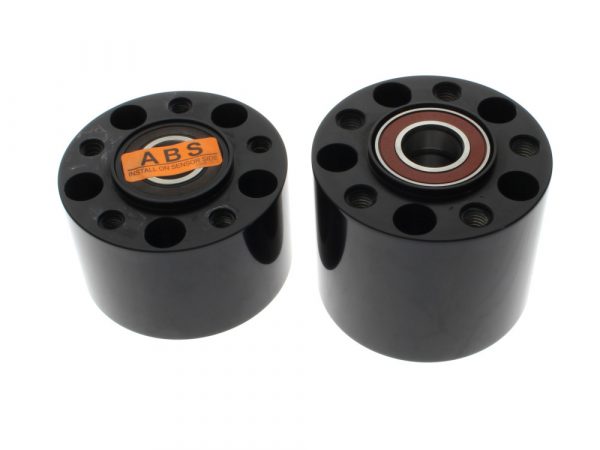 Rear Wheel Hub - Black. Fits Softail 2011up with ABS.