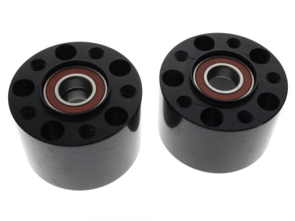 Rear Wheel Hub - Black. Fits Sportster 2008-2013.