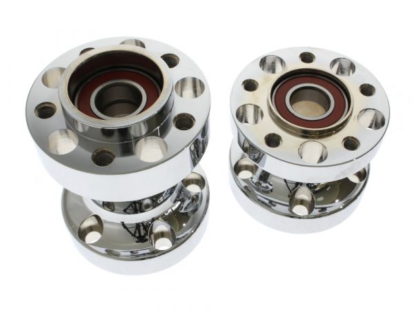 Rear Wheel Hub - Chrome. Fits FXSB 2013up with ABS & Heartland HL-280-HB Wide Tyre Kit.