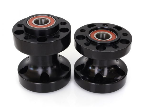 Rear Wheel Hub - Black. Fits H-D 1991-2010 with Performance Machine Phatail Wide Tyre Kit.