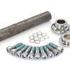 Rear Wheel Hub - Chrome. Fits H-D 1991-2010 with Performance Machine Phatail Wide Tyre Kit. - Image 4