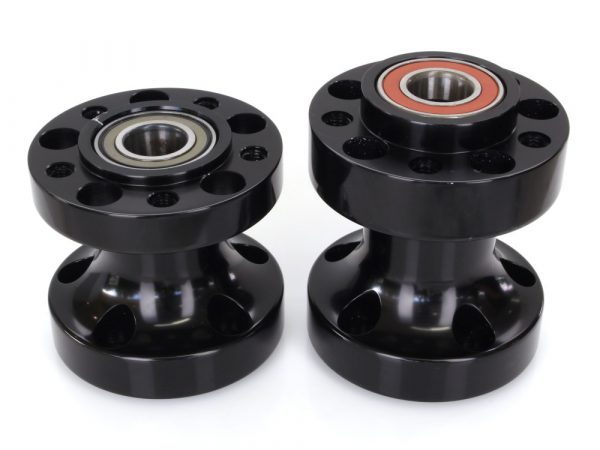 Rear Wheel Hub - Black. Fits Softail 2011-2017 with Performance Machine Phatail Wide Tyre Kit.