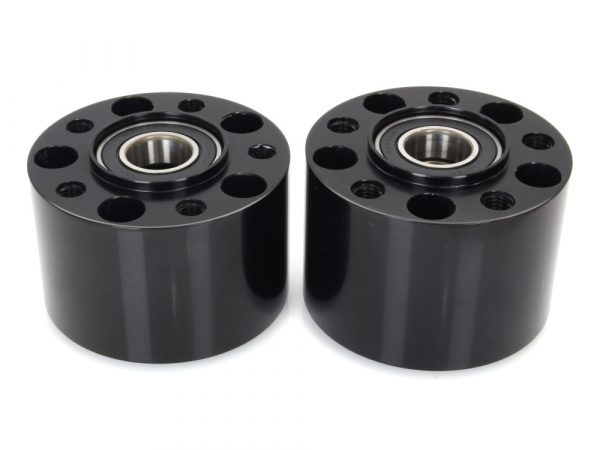 Rear Wheel Hub - Black. Fits Sportster 2004-2007.