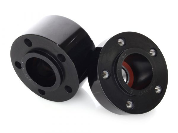 Front Wheel Hub - Black. Fits FXBB 2018up with ABS.