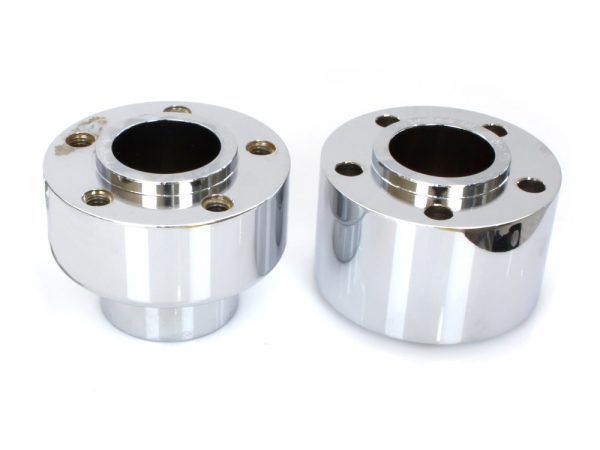 Front Wheel Hub - Chrome. Fits FLSL, FLHC & FLDE 2018up Models with ABS.