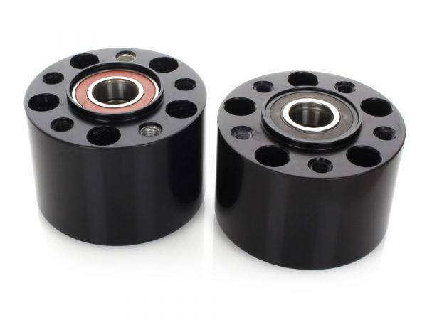 Rear Wheel Hub - Black. Fits Sportster 2014up with ABS.