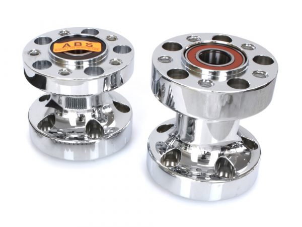 Rear Wheel Hub - Chrome. Fits Breakout 2018up with ABS.