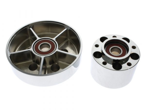 Rear Wheel Hub - Chrome. Fits Scout 2015up.