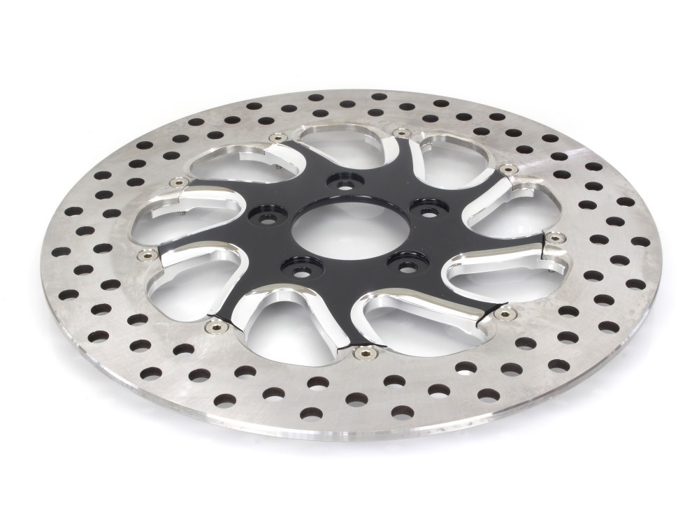 11-1/2" Right Hand Front Torque Disc Rotor - Black Contrast Cut Platinum. Fits H-D 1984up with 11-1/2" Disc Rotor(s). » Right Hand Front Torque Disc Rotor 11-1/2" Right Hand Front Torque Disc Rotor - Black Contrast Cut Platinum. Fits H-D 1984up with 11-1/2" Disc Rotor(s).