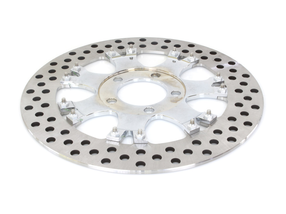 11-1/2" Left Hand Rear & Right Hand Rear Heathen & Paramount Disc Rotor - Chrome. Fits Performance Machine Driveside Brake. » Right Hand Rear Heathen 11-1/2" Left Hand Rear & Right Hand Rear Heathen & Paramount Disc Rotor -  Chrome. Fits Performance Machine Driveside Brake. - Image 2