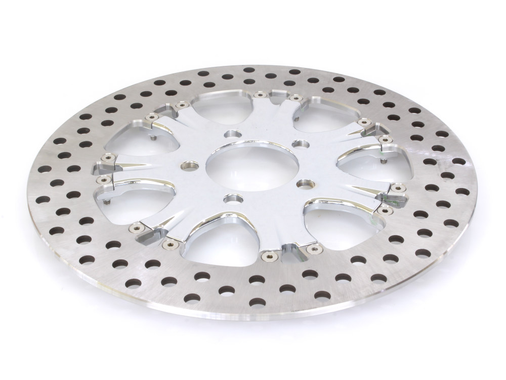 11-1/2" Left Hand Rear & Right Hand Rear Heathen & Paramount Disc Rotor - Chrome. Fits Performance Machine Driveside Brake. » Right Hand Rear Heathen 11-1/2" Left Hand Rear & Right Hand Rear Heathen & Paramount Disc Rotor -  Chrome. Fits Performance Machine Driveside Brake.