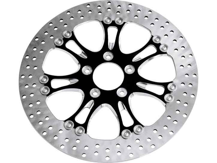 11.8" Left Hand Front & Right Hand Front Heathen & Paramount Disc Rotor - Black Contrast Cut Platinum. Fits Touring 2008up, V-Rod 2006up & Dyna 2006up. » Black Contrast Cut Platinum. Fits Touring 2008up 11.8" Left Hand Front & Right Hand Front Heathen & Paramount Disc Rotor - Black Contrast Cut Platinum. Fits Touring 2008up, V-Rod 2006up & Dyna 2006up.