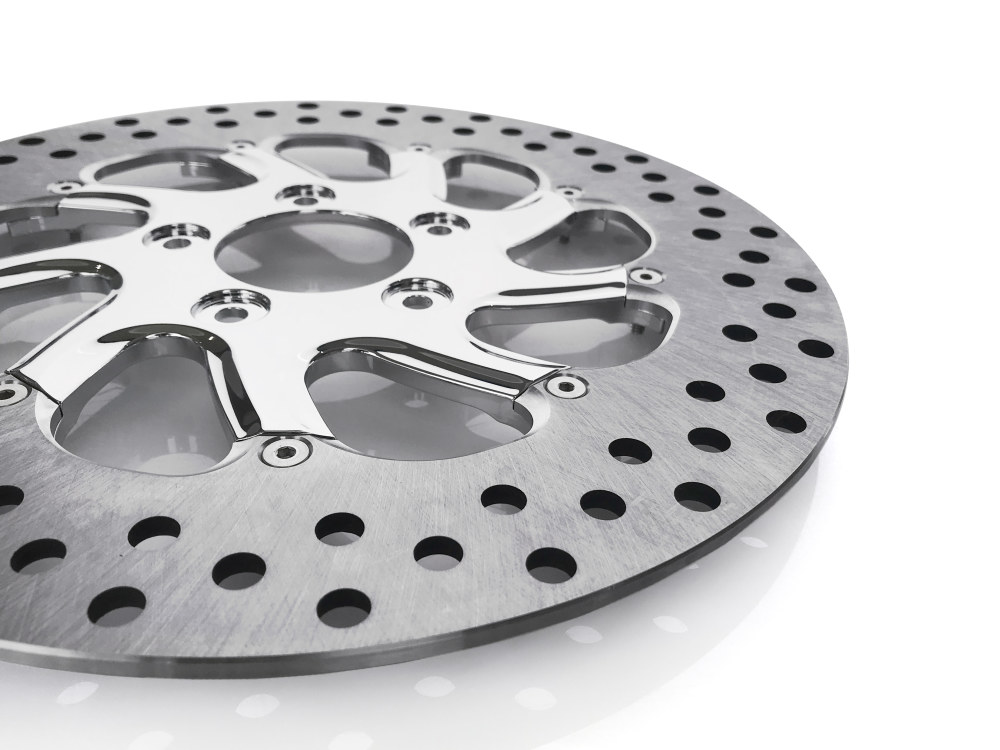11.8" Right Hand Front Torque Disc Rotor - Chrome. Fits Touring 2008up, V-Rod 2006up & Dyna 2006up. » Front Torque Disc Rotor 11.8" Right Hand Front Torque Disc Rotor - Chrome. Fits Touring 2008up, V-Rod 2006up & Dyna 2006up. - Image 3