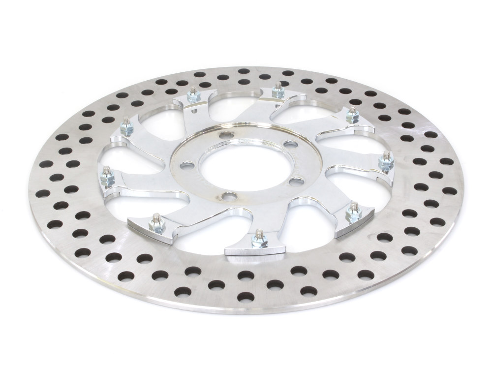 11.8" Right Hand Rear Touque Disc Rotor - Chrome. Fits V-Rod 2006up. » Right Hand Rear Touque 11.8" Right Hand Rear Touque Disc Rotor - Chrome. Fits V-Rod 2006up. - Image 2