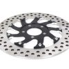 11.8" Right Hand Rear Torque Disc Rotor - Black Contrast Cut. Fits Touring 2008up. - Image 2