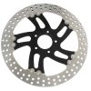 13" Left Hand Front Rival Disc Rotor -Black Contrast Cut Platinum. - Image 2
