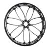 23" x 3.50" wide Heathen Wheel - Black Contrast Cut Platinum. - Image 2