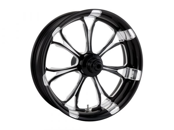 16" x 3.50" wide Paramount Wheel - Black Contrast Cut Platinum.
