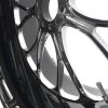 18" x 8.50" wide Heathen Wheel - Black Contrast Cut Platinum. - Image 2