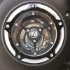 Clarity Derby Cover - Black Contrast Cut. Fits Softail 2000-2018, Dyna 1999-2017 & Touring 1999-2015. - Image 2