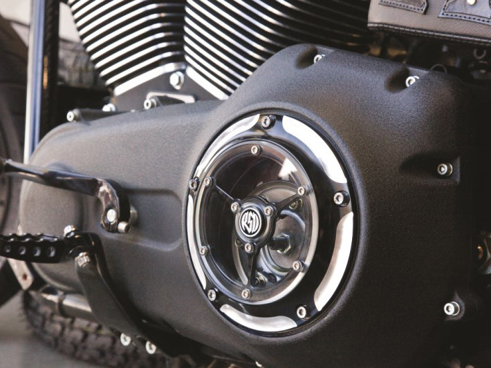 Clarity Derby Cover - Black Contrast Cut. Fits Softail 2000-2018, Dyna 1999-2017 & Touring 1999-2015. » Clarity Derby Cover - Black Contrast Cut. Fits Softail 2000-2018, Dyna 1999-2017 & Touring 1999-2015. - Image 3