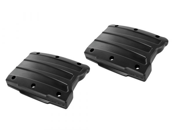 Scallop Rocker Covers - Black Ops. Fits Twin Cam 1999-2017.