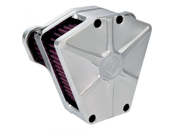 Array Air Cleaner Kit - Chrome. Fits Twin Cam 2008-2017 with Throttle-by-Wire.
