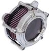 Clarion Air Cleaner Kit - Chrome. Fits Big Twins 1993-2017 with CV Carb or Cable Operated Delphi EFI. - Image 2