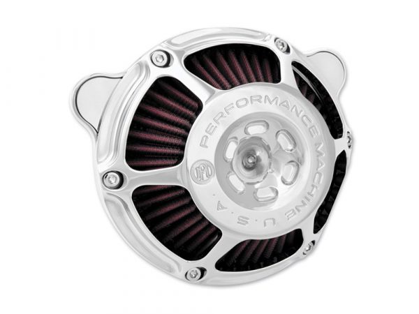 Max HP Air Cleaner Kit - Chrome. Fits Touring 2017up & Softail 2018up.