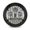 5-3/4" Grill LED Headlight - Black Contrast Cut. - Image 2