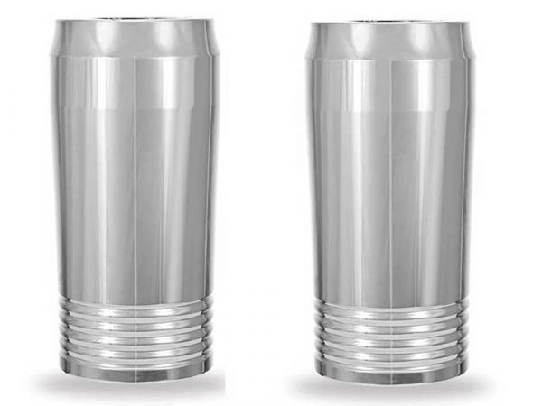Merc Slider Covers - Chrome. Fits Touring 1984-2013.