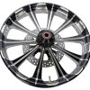 21" x 3.50" wide Revel Wheel with Front Hub - Black Contrast Cut Platinum. Fits Breakout 2013up with ABS. - Image 2