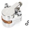 Left Hand or Right Hand Caliper & Mounting Bracket - Polished. Fits Custom Springer with 3/4" Axle & 11.5" Disc Rotor. - Image 2