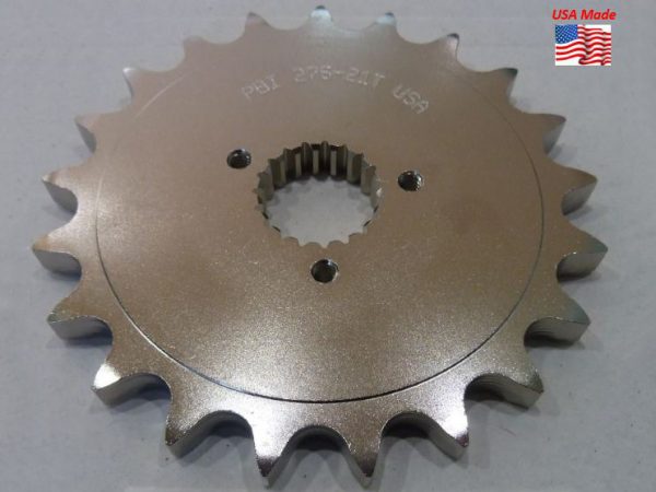 21 Tooth Transmission Sprocket. Fits 4spd Sportster 1984-90.