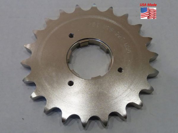 22 Tooth Transmission Sprocket. Fits 4spd Big Twin 1980-1985.