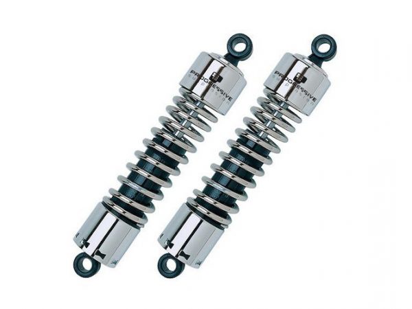413 Series, 11.5" Standard Spring Rate Rear Shock Absorbers - Chrome. Fits Scout 2015up.