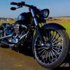 5-1/2" wide, Round Cut Long OCF Front Fender. Fits Breakout with 21" Front Wheel. - Image 2