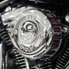 Mini Teardrop Air Cleaner Kit - Chrome. Fits Touring 2017up & Softail 2018up. - Image 3
