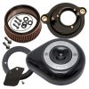 Stealth Teardrop Air Cleaner Kit - Carbon Fiber. Fits Touring 2017up & Softail 2018up. - Image 2